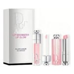 Dior Labial Set Travel Duo Lip Glow 3.2g+ Lip Maximizer Kit Pink 6ml